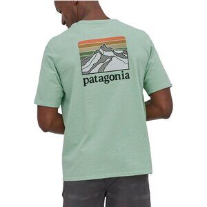 Patagonia Men's Boardshort Logo Pocket Responsibili-Tee in tea green size XXL